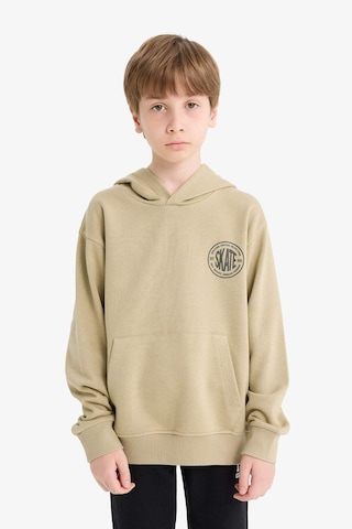 Defacto Erkek Çocuk Kapüşonlu Baskılı Okul Sweatshirt E9572a825aukh445 Haki
