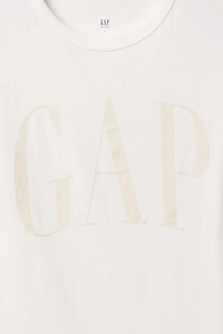 Gap Erkek Çocuk Logo Detaylı Beyaz T-shirt-13565 Beyaz