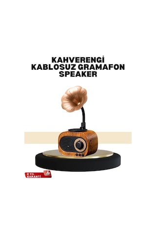 Mini Nostaljik Bluetooth Hoparlör Fm Radyo 8 Saat Batarya