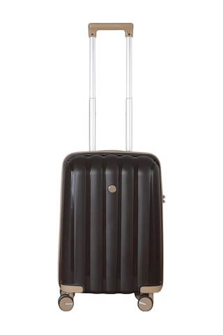 Mçs Polipropilen Valiz V305 55 Cm S18y10003355 11161 Acı Kahve/şampanya