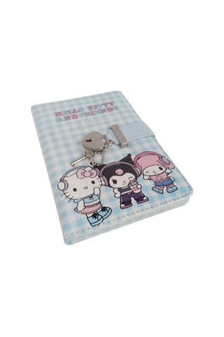 Victoria's Journals Vj Kuromi-hello Kitty- My Melodi Kalp Kilitli Anahtarlıklı Günlük A6 192 Sayfa 100 Gr. Renkli Özel Sayfalar