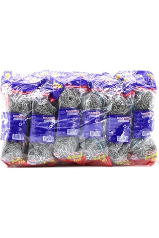 12 Adet 3+1 Bulaşık Top Teli Uzun Saplı 5468