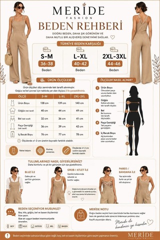 Meridefashion Kadın Askılı Halka Detaylı Arkadan Çapraz Yazlık Tulum S/m Siyah