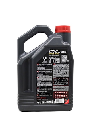 Motul 8100 X-Cess 5W-40 Tam Sentetik Motor Yağı 2 x 4 L