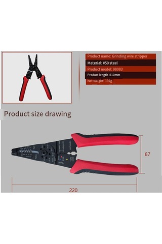 Xurunkeji Pense Otomatik Tel Soyma Makinesi Manuel Sıkma Pensesi