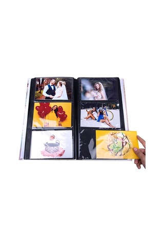 Rabsev Rs307 Fotoğraf Albümü 10x15cm 300 Fotoğraf Kapasiteli Eyfel Kulesi Desenli Lüks Albüm