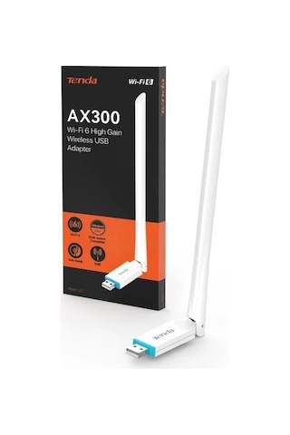 Tenda U2 Ax300 High Gain Wifi6 Usb Adaptör