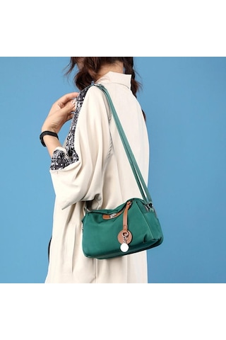 Koyu Mavi Yogodlns Naylon Omuz Kadın Çantası Su Geçirmez Büyük Kapasiteli Crossbody Çanta Rahat Askılı Çanta Alışveriş Çanta Koyu Mavi