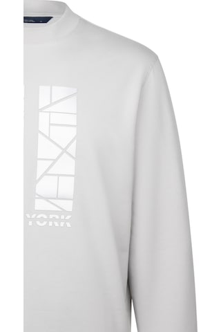 Hatemoğlu Gri Regular Fit Baskılı Pamuklu Bisiklet Yaka Sweatshirt 30224 Gri