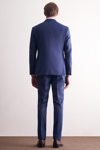 İmza Koyu Lacivert Kırlangıç Yaka Kendinden Desenli Esnek Bel Slim Fit 6 Drop Takım Elbise 1001255168 Koyu Lacivert