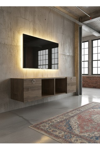 Resital Tv Ünitesi S1243-2 Ceviz Ceviz