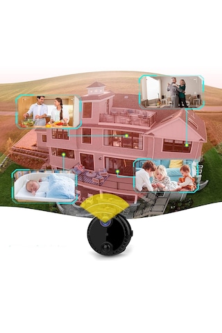 Secumore S43 4k Pır Sensörlü Mini Wi-fi Güvenlik Kamerası