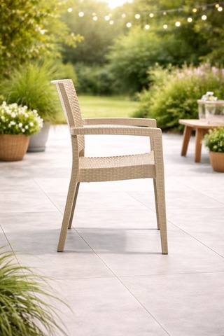 Novussi Paris Rattan Koltuk 4'lü Paket Cappuccino