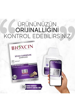 Siyah Sarımsak Şampuanı 300 Ml Dökülmeye Karşı Güçlendirici Hipoalerjenik