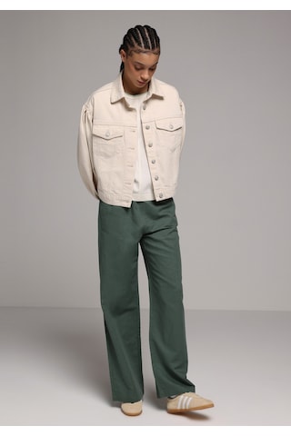Colin's Colins Regular Fit Yüksel Bel Geniş Paça Kadın Yeşil Pantolon Cl1079161 Q1.v2 Duc Duckgreen