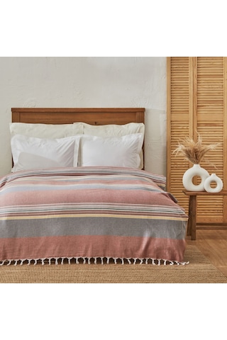 Karaca Home Salerno Çift Kişilik Peştemal Pike Kiremit