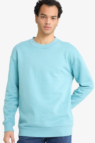 Defacto Boxy Fit Bisiklet Yaka Baskılı Sweatshirt X8282az25augn203 Yeşil