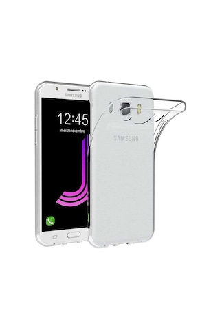 Samsung Galaxy Uyumlu J5 2016 Kılıf Kamera Korumalı Süper Silikon Kılıf