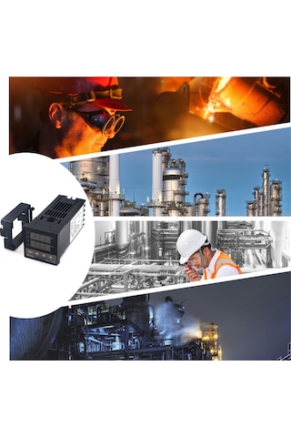 Pıd Dijital Sıcaklık Kontrol Cihazı Rex-c100fk02-v Da 0 İla 400 Ck Tipi Giriş Ssr Çıkış