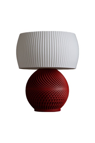 Modern Şıklık: Özel Tasarım Lamba Kırmızı