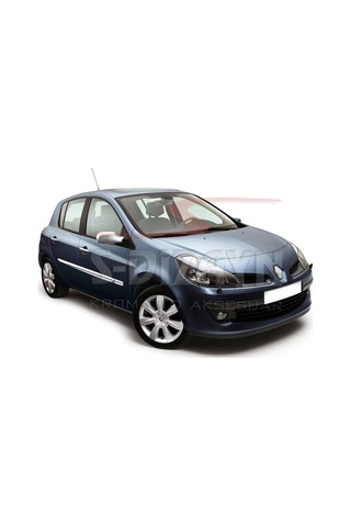 S-Dizayn  Renault Clio 3 Hb Krom Yan Kapı Çıtası 6 Prç 2006-2012