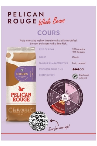Pelican Rouge Cours Çekirdek Kahve 1 KG