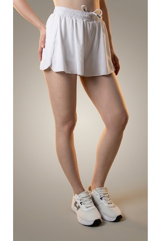 Heyy's Polyamid Mini Beyaz Short Etek Beyaz