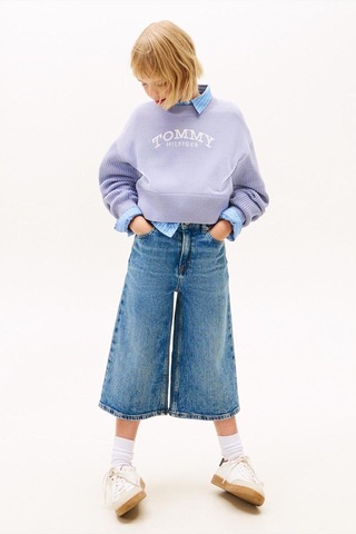 Tommy Hilfiger Kız Çocuk Triko Kg0kg08921 Lila