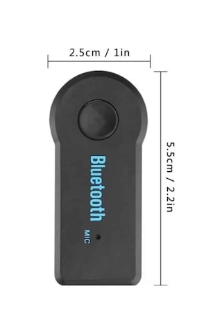 Cn Yeni Nesil Bluetooth Aux Araç Kiti Siyah Tv Tablet Telefon Araç Araba
