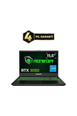 Monster Abra A5 V21.6 i5-13420H 16 GB 500 GB SSD RTX3050 15.6" Free Dos Dizüstü Bilgisayar