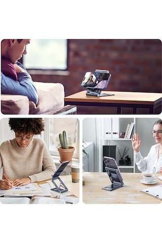 Dux Ducis Z-shape Alüminyum Alaşımlı Katlanır Telefon Standı