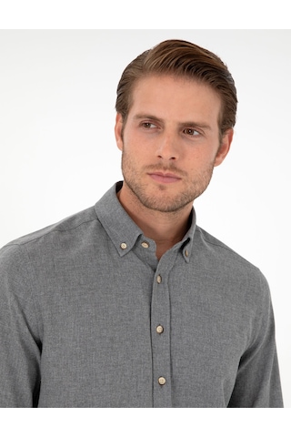 Pierre Cardin Erkek Gri Gömlek Desenli 50298570-vr024 Gri
