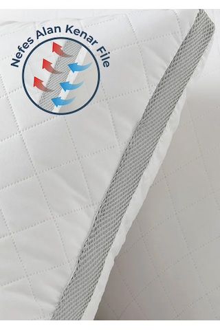 Klimalı Silikon Yastık 800 Gram - Daycool Serisi Beyaz