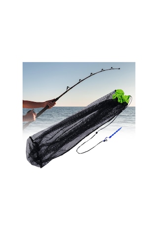 Suntek Balık Ağı Çantası Katlanır Açık Sazan 60x100cm