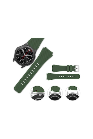 E2m Huaweı Watch 22mm Krd-12 Frontier Silikon Lacivert Kordon