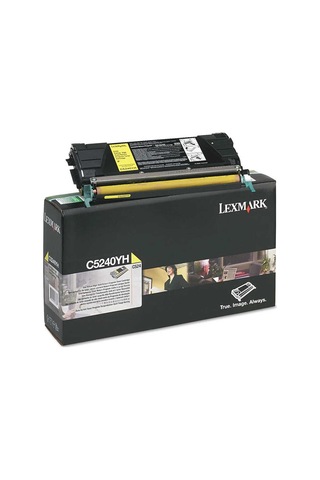 Lexmark C524-C5240Yh Sarı Toner Yüksek Kapasiteli