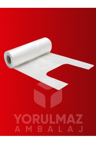 Şeffaf Büyük Boy Rulo Poşet Dayanıklı, Çok Amaçlı, Gıda Saklamaya Uygun, Ev & Mutfak İçin Pratik 5 Li Paket