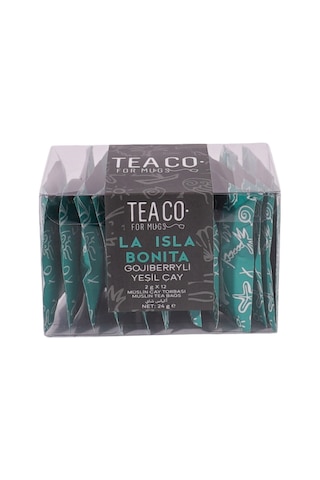 Tea Co. La Isla Bonita Gojiberryli Yeşil Çay Müslin Torba 12 x 2 G