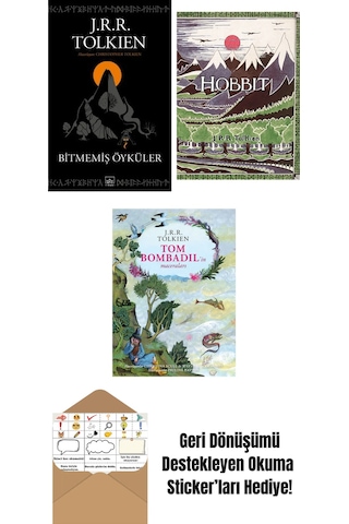 Bitmemiş Öyküler + Hobbit Özel Ciltli Baskı + Tom Bombadil İn Maceraları Özel Ciltli Baskı
