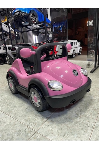 Akülü Araba Volkswagen Pembe