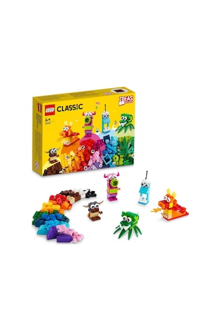 LEGO® Classic Yaratıcı Canavarlar 11017 4+ Yaratıcı Oyuncak Yapım Seti - 140 Parça