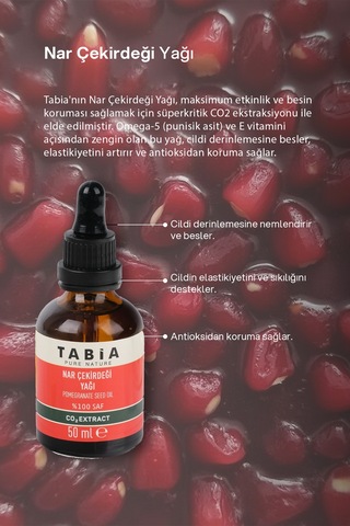Tabia Nar Çekirdeği Yağı 50 ML