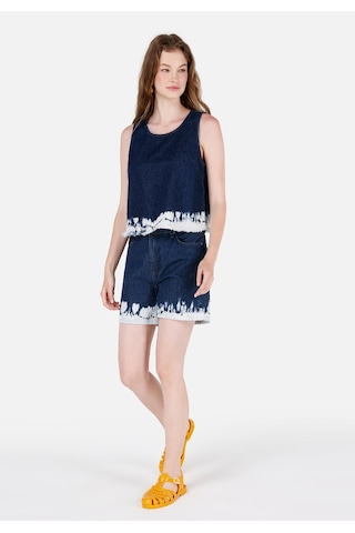 Colin's Colins Mom Fit Yüksel Bel Kadın Mavi Jean Şort Cl1069628 Q1.v1 Dn43549 Denim