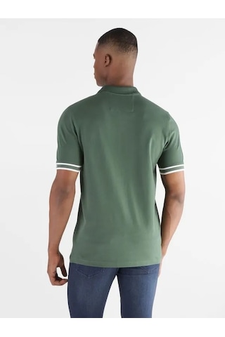Guess Pique Slim Fit Erkek Polo T-shirt M6gp60k3076 Yeşil