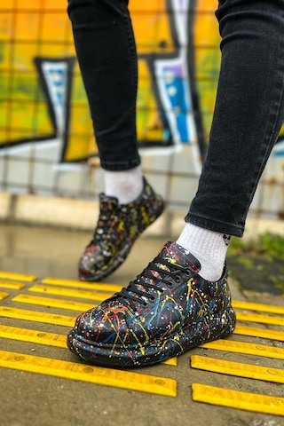 Ch254 Cst Pittura Erkek Ayakkabı 498 Sarı / Mavı / Kırmızı Splush Çok Renkli