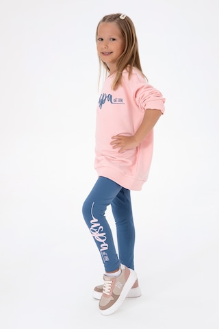 U.S. Polo Assn. Kız Çocuk Açık Pembe Alt Üst Takım 50318939-VR078