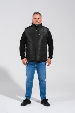 Derin Mavi Çok Cepli Günlük - İş Yeleği Xl-10xl Arası Bedenler Siyah