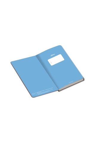 Çiçekli Defter Kareli Mor 17x24 Cm