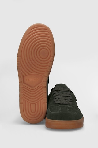 Lufian Pele Erkek Deri Sneaker Ayakkabı Haki Haki 112230232100630 Haki