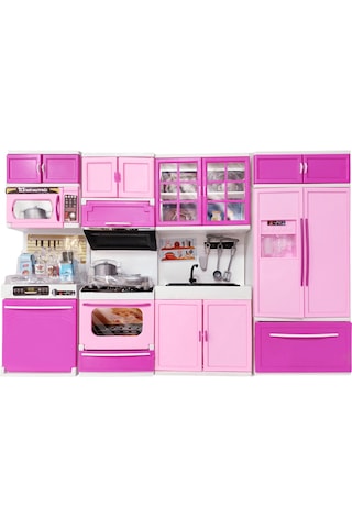 4 Lü Mutfak Seti Kitchen Set Kız Oyuncak 4 Ünite
